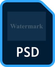 C#でPSDに透かしを追加